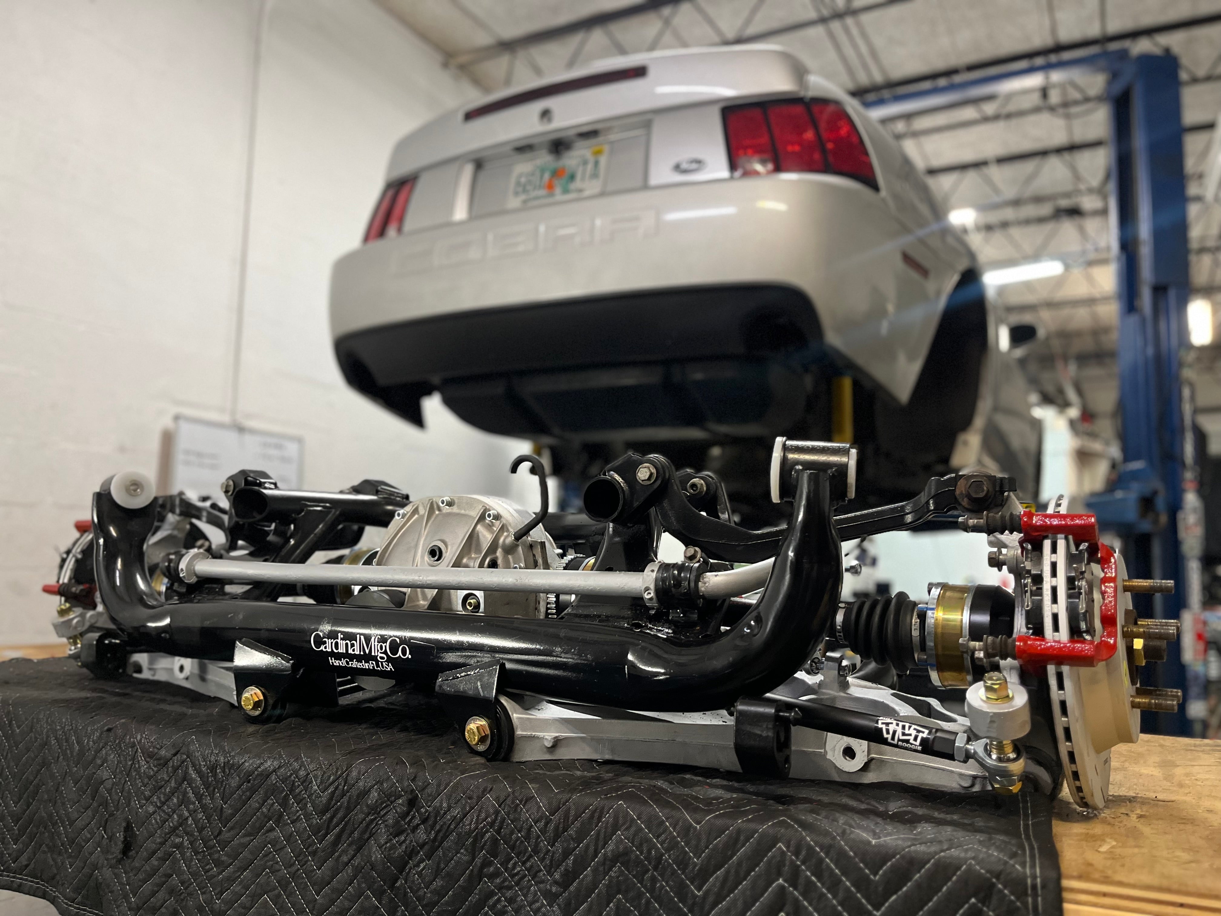 COBRA INDEPENDENT REAR SUSPENSION BUILD STAGE 3 Cardinal